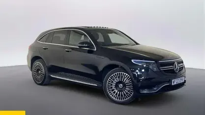 Used Mercedes EQC400 AMG line 300 kW (408 HP) 2022 Black SUV