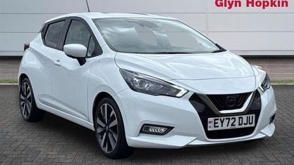 Second-hand Nissan Micra Tekna 92 CP (67 kW) 2022 Alb Hatchback