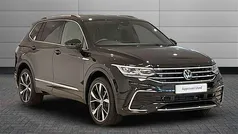 Black Used 2024 VW Tiguan Allspace R-line SUV | £34,490 (Fair price)