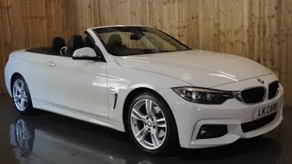 Used BMW 420 M Sport 190 HP (139 kW) 2017 White Cabriolet
