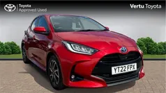 Red Used 2022 Toyota Yaris Hybrid Design Hatchback | £16,458 (Good price)