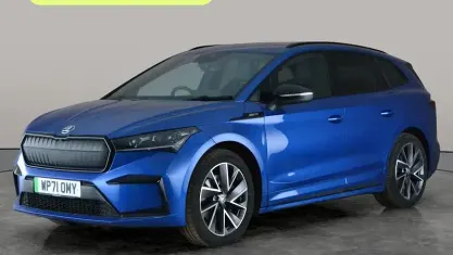 Gebraucht Skoda Enyaq iV SportLine 150 kW (204 PS) 2021 Blau SUV
