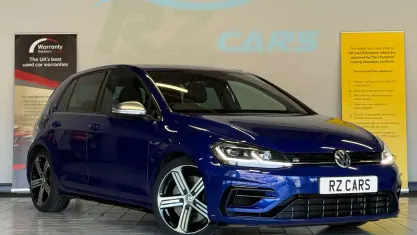 Used VW Golf VII R 310 HP (228 kW) 2017 Blue Hatchback