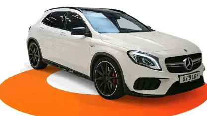 Used Mercedes GLA45 AMG AMG 381 HP (280 kW) 2019 White SUV