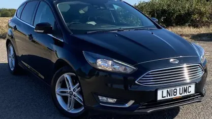 Used Ford Focus Titanium 101 HP (74 kW) 2017 Black Hatchback
