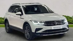 White Used 2022 VW Tiguan Elegance SUV | £26,668 (Fair price)