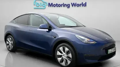 Used Tesla Model Y Long Range AWD 378 kW (514 HP) 2022 Blue SUV