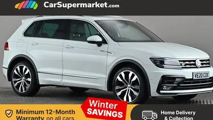 White Used 2020 VW Tiguan SEL SUV | £20,697 (Fair price)
