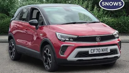Used Vauxhall Crossland Elite 131 HP (96 kW) 2021 Red SUV