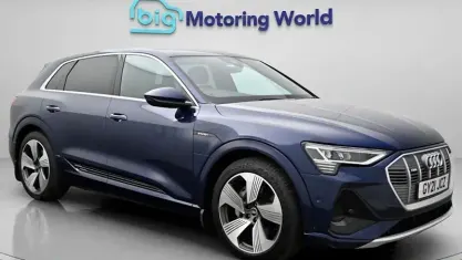 Used Audi e-tron S-Line 300 kW (408 HP) 2021 Blue SUV