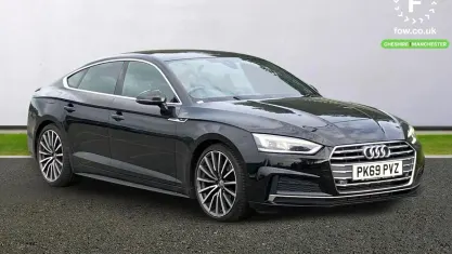 Used Audi A5 Sportback S-Line 190 HP (139 kW) 2019 Black Hatchback