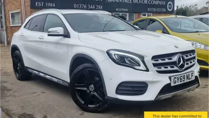 Used Mercedes GLA180 AMG line 122 HP (89 kW) 2019 White SUV