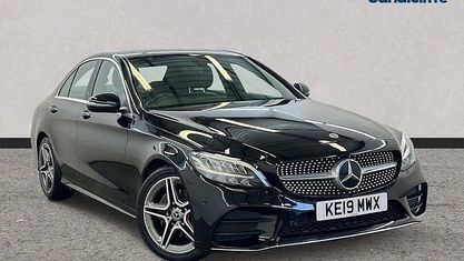 Begagnad Mercedes C200 AMG line 184 HK (135 kW) 2019 Svart Sedan