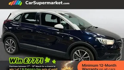Used Vauxhall Crossland X Elite 82 HP (60 kW) 2018 Blue SUV