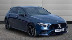 Blue Used 2022 Mercedes A35 AMG Premium Plus Hatchback | £31,150 (Fair price)