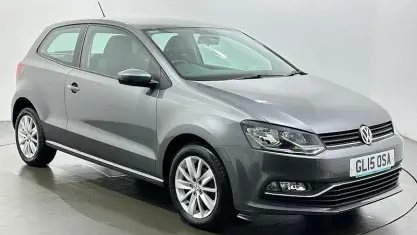 Used VW Polo SE 90 HP (66 kW) 2015 Grey Hatchback