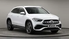 Digital white metallic finish Used 2021 Mercedes GLA200 AMG line SUV | £21,000 (Fair price)