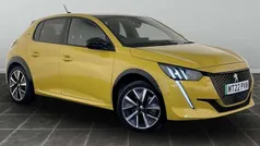 Yellow Used 2022 Peugeot e-208 Premium Hatchback | £12,295 (Fair price)
