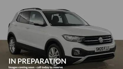 Used VW T-Cross SE 95 HP (69 kW) 2020 White SUV