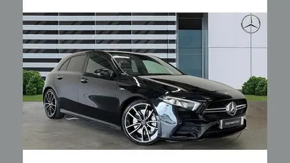 Used Mercedes A35 AMG Premium 306 HP (225 kW) 2022 Black Hatchback