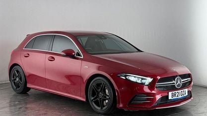 Second-hand Mercedes A35 AMG Executive 306 CP (225 kW) 2021 Roșu Hatchback