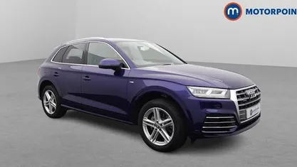 Used Audi Q5 S-Line 245 HP (180 kW) 2019 Blue SUV
