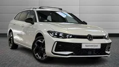 White New 2025 VW Passat R-line Estate | £41,095 (Fair price)