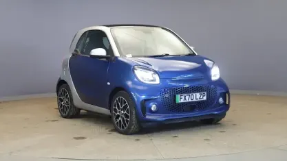 Used Smart ForTwo Electric Drive Prime Exclusive 60 kW (82 HP) 2020 Silver Coupe