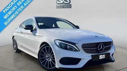 Used Mercedes C250 AMG Line Premium Plus 204 HP (150 kW) 2018 White Coupe