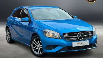 Used Mercedes A200 136 HP (100 kW) 2015 Blue Hatchback