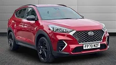 Red Used 2020 Hyundai Tucson N Line SUV | £14,395 (Fair price)
