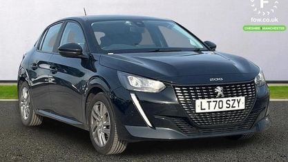 Używany Peugeot 208 Active 75 KM (55 kW) 2020 Czarny Hatchback
