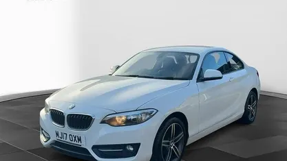 Alpine white Used 2017 BMW 218 Sport Line Coupe | £9,495 (Good price)