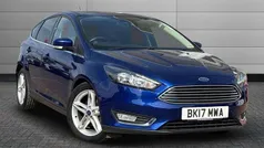 Blue Used 2017 Ford Focus Titanium Hatchback | £8,595 (Fair price)