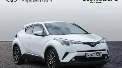 Used Toyota C-HR 122 HP (89 kW) 2017 White SUV
