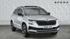 Brilliant silver metallic Used 2024 Skoda Karoq SportLine SUV | £28,395 (Fair price)