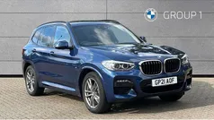 Blue Used 2021 BMW X3 M Sport SUV | £32,550 (Fair price)
