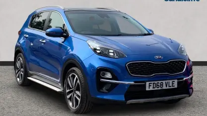 Used Kia Sportage 174 HP (127 kW) 2019 Blue SUV
