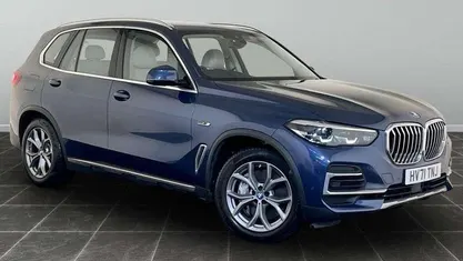 Blue Used 2021 BMW X5 xLine SUV | £25,495 (Fair price)