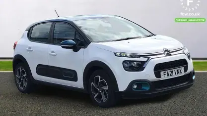 Begagnad Citroën C3 PureTech 83 HK (61 kW) 2021 Vit Halvkombi