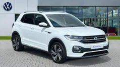Pure white Used 2022 VW T-Cross R-line SUV | £19,100 (Fair price)