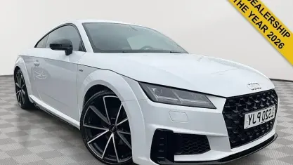 Used Audi TT Black Edition 197 HP (144 kW) 2020 White Coupe