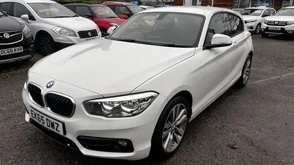 Used BMW 118 Sport Line 150 HP (110 kW) 2015 White Hatchback