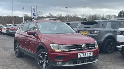 Used VW Tiguan SE 150 HP (110 kW) 2018 Red SUV