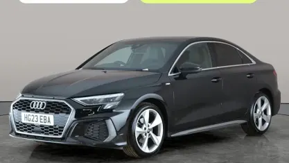 Used Audi A3 S-Line 110 HP (80 kW) 2023 Black Sedan