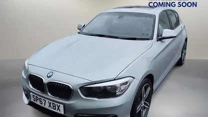 Used BMW 118 Sport Line 136 HP (100 kW) 2017 Silver Hatchback