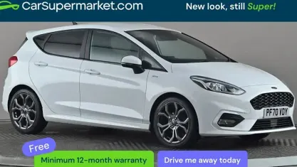 Begagnad Ford Fiesta ST-Line 95 HK (69 kW) 2021 Vit Halvkombi