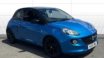Used Vauxhall Adam 69 HP (50 kW) 2018 Blue Hatchback