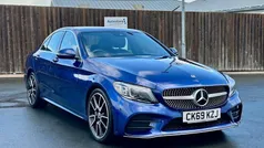 Blue Used 2019 Mercedes C220 AMG Line Premium Sedan | £19,995 (A bit pricey)