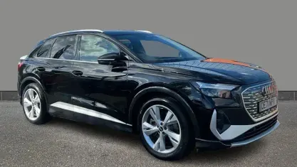 Used Audi Q4 e-tron S-Line 150 kW (204 HP) 2021 Black SUV